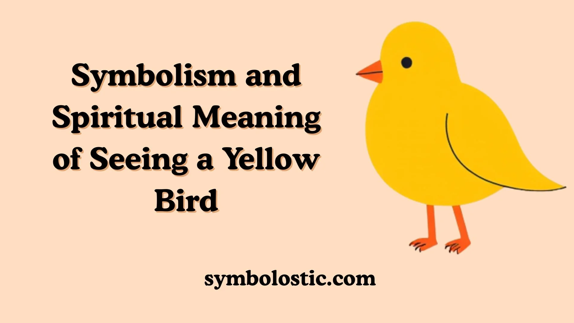 Symbolism and Spiritual Meaning of Seeing a Yellow Bird